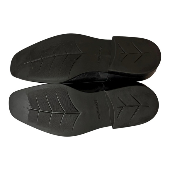 Bruno Magli Black Leather Raging Slip-On Loafers Wide Width Shoes Mens 8.5W